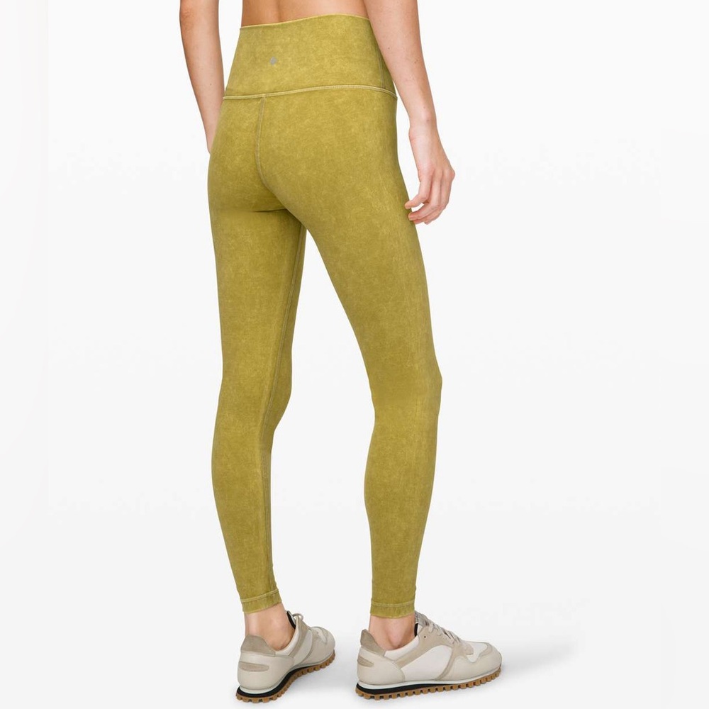 EUC Lululemon Wunder Under High-Rise Tight *Snow 28" Washed Grape Leaf size 12